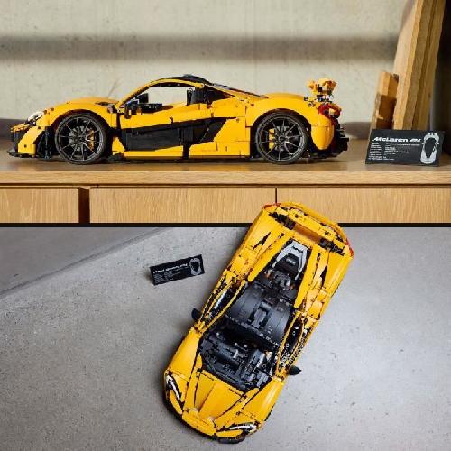 Jeu D'assemblage - Jeu De Construction - Jeu De Manipulation LEGO Technic 42172 McLaren P1 -Kit Maquette Hypercar pour Adultes Passionnés de Véhicules