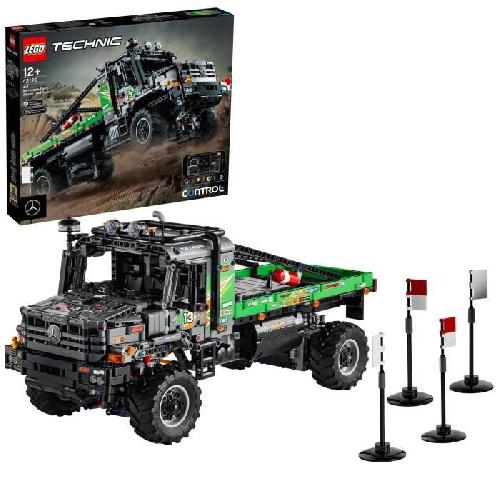 Jeu D'assemblage - Jeu De Construction - Jeu De Manipulation LEGO Technic Le Camion d'Essai 4x4 Mercedes-Benz Zetros 42129 - Contrôle via Application