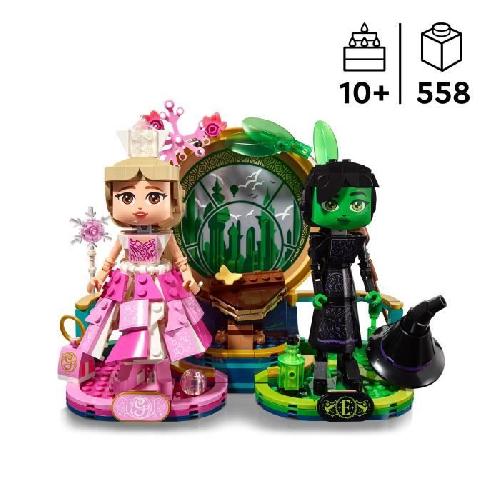 Jeu D'assemblage - Jeu De Construction - Jeu De Manipulation LEGO Wicked 75682 Figurines d'Elphaba et de Glinda - Idée Cadeau Anniversaire