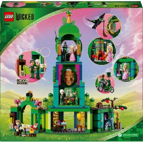 Jeu D'assemblage - Jeu De Construction - Jeu De Manipulation LEGO Wicked 75684 Bienvenue a Emerald City - Jouet a Collectionner avec Glinda et Elphaba