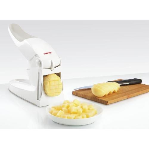 Mandoline - Eminceur - Coupe-aliment LEIFHEIT 3206 Coupe-Frites. coupe des pommes de terre. coupe legumes antiderapant pour faire des batonnets de 10mm ou 12 mm
