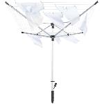Fil A Linge - Tancarville - Etendoir - Sac De Sechage LEIFHEIT LinoLift 500 Sechoir parapluie - Etendoir exterieur rotatif 50 metres