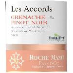 Vin Rose Les Accords de Roche Mazet Grenache & Pinot Noir 2022 Pays d'Oc - Vin rosé de Languedoc