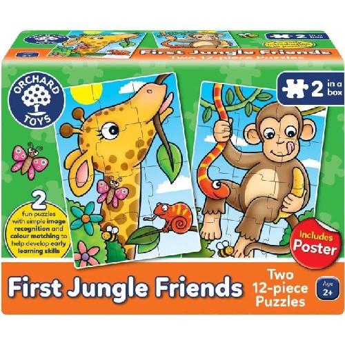 Jeu D'apprentissage Les amis de la jungle - Puzzle - ORCHARD