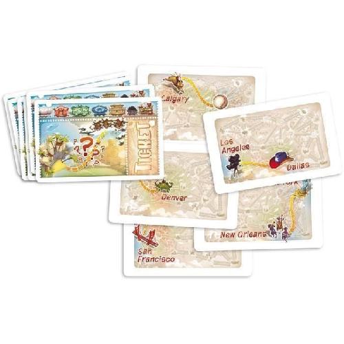 Jeu De Societe - Jeu De Plateau LES AVENTURIERS DU RAIL Mon Premier Voyage - Jeu de société