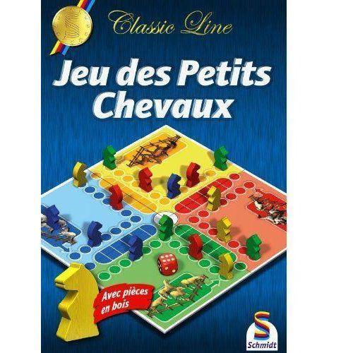 Jeu De Societe - Jeu De Plateau Les Classiques - Jeu de petits chevaux - SCHMIDT SPIELE - Vivez des courses palpitantes avec ce jeu de petits chevaux classique !