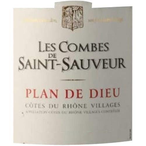 Vin Rouge Les Combes de Saint-Sauveur 2021-2022 Cotes du Rhone Village Plan de Dieu - Vin rouge de la Vallee du Rhone