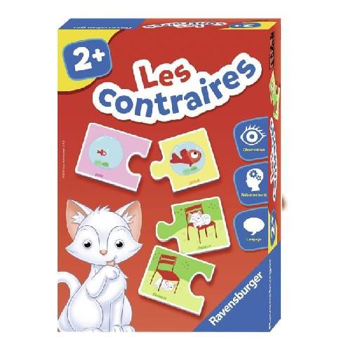 Jeu D'apprentissage Les contraires - Jeu éducatif - Découvertes des contraires - Ravensburger - Des 2 ans