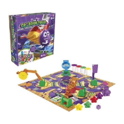 Jeu De Societe - Jeu De Plateau Les Crabouiltous. jeu de plateau pour enfants. a partir de 5 ans. jeu pour la famille avec pâte a modeler