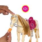 Poupee LES MYSTeRES DE BARBIE - a la Poursuite du Cheval Perdu Barbie et son cheval Tornade. HXJ42