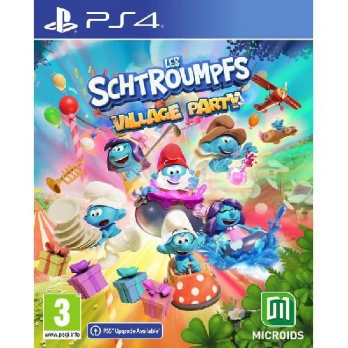 Sortie Jeu Playstation 4 Les Schtroumpfs Village Party - Jeu PS4