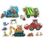 Jeu D'apprentissage Les tracteurs - Puzzle - ORCHARD