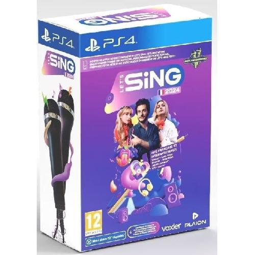 Sortie Jeu Playstation 4 Let's Sing 2024 - Jeu PS4 - Avec 2 micros