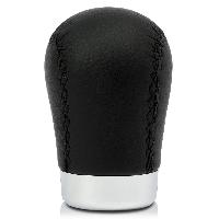 Levier - Pommeaux Pommeau Cuir Noir -Avec Bague De Marche Ar- Z