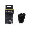 Levier - Pommeaux Pommeau Cuir Noir Bague Marche Ar + 3 Pastilles De Vitesses