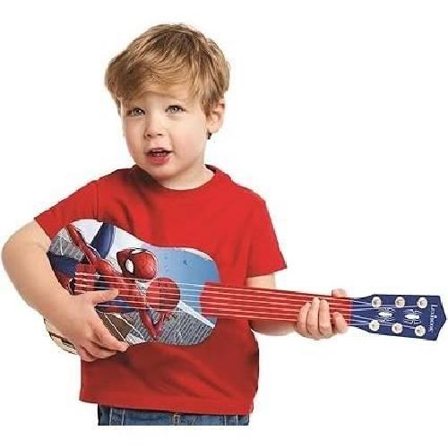 Imitation Instrument Musique Lexibook - Ma Premiere Guitare Spider-Man - 53cm - Guide d'apprentissage inclus