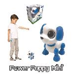 Robot Miniature - Personnage Miniature - Animal Anime Miniature Lexibook - Power Puppy Mini - Chien robot avec effets lumineux et sonores. controle par claquement de main