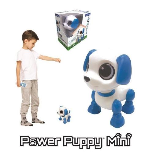 Robot Miniature - Personnage Miniature - Animal Anime Miniature Lexibook - Power Puppy Mini - Chien robot avec effets lumineux et sonores. controle par claquement de main