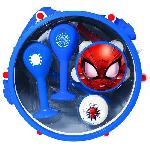 Imitation Instrument Musique Lexibook - Set Musical Spider-Man - 7 instruments - Rangement dans le tambour