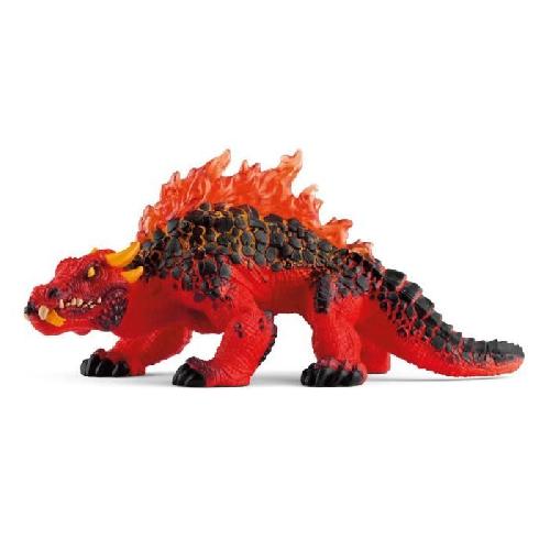 Figurine Miniature - Personnage Miniature Lezard de Lave - Figurine Schleich Réaliste - Monstre de Lave Mythique et Féroce - Figurine Lézard Hautement Détaillée pour Garçons