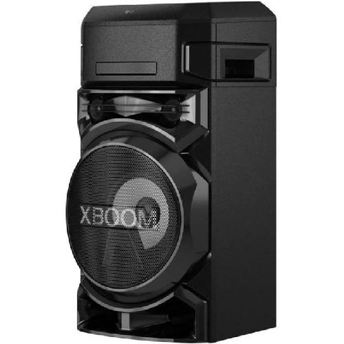 LG XBOOM ON5 - Enceinte Systeme High Power - Bluetooth - Lecteur CD - Boomer 8'' - Lumieres multicolores - Fonctions DJ et Karaoke