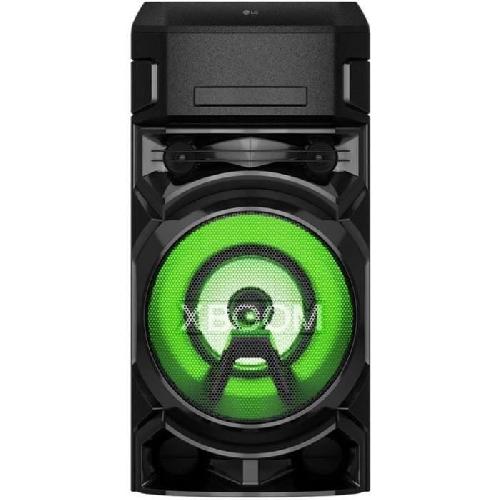 LG XBOOM ON5 - Enceinte Systeme High Power - Bluetooth - Lecteur CD - Boomer 8'' - Lumieres multicolores - Fonctions DJ et Karaoke