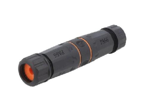Accessoire Coffret De Communication - Connecteur Rj45 - Panneau De Brassage Lien Cat 6.6a.7 PoE.PoE+.PoE++ 22AWG-26AWG IP68 - Noir