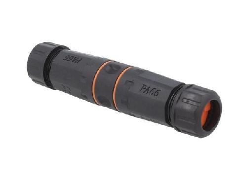 Accessoire Coffret De Communication - Connecteur Rj45 - Panneau De Brassage Lien Cat 6.6a.7 PoE.PoE+.PoE++ 22AWG-26AWG IP68 - Noir