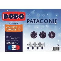 Linge De Lit DODO Couette chaude Patagonie blanc - 140x200 cm