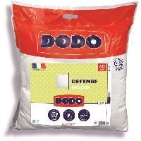 Linge De Lit DODO - Oreiller DEFENSE - 60 x 60 cm - 100% Polyester VOLUPT'AIR - Blanc