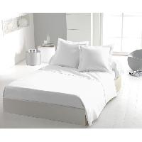 Linge De Lit Drap plat - HOME LINGE PASSION - 240 x 300 cm - Blanc