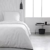 Linge De Lit Housse de couette TODAY Essential - 140 x 200 cm - 1 personne - 100 Coton uni - Craie