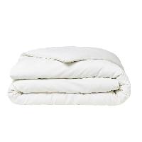 Linge De Lit Parrure de lit TODAY Prestige - 220 x 240 cm - 2 personnes - 100% Satin de coton - Craie