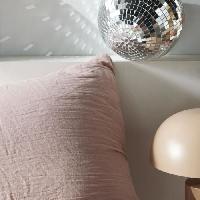 Linge De Lit Parure de lit - TODAY - 123666 - 2 personnes - 240x220cm - Gaze de coton unie - Rose des sables