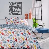 Linge De Lit Parure de lit - TODAY - Sunshine - 2 personnes - 260x240cm - Coton - Imprimé 13.7