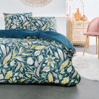 Linge De Lit Parure de lit - TODAY Sunshine - 240x220 cm - 2 personnes - coton imprimé floral