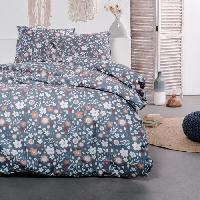 Linge De Lit Parure de lit - TODAY Sunshine - 240x220 cm - 2 personnes - coton imprimé floral