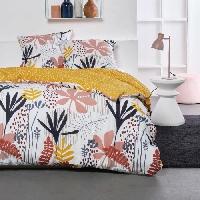 Linge De Lit Parure de lit - TODAY Sunshine - 240x220 cm - 2 personnes - coton imprimé floral