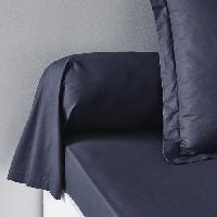 Linge De Lit Taie de traversin - TODAY - Essential - 45 x 185 cm - 100% coton - Bleu marine