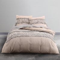 Linge De Lit TODAY Rosalie - Parure de lit - Coton - 2 personnes - 240 x 260 cm - Imprimé Rose