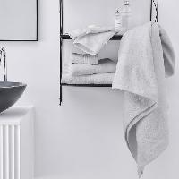 Linge De Toilette 2 Serviettes de bain TODAY 50x90 + 2 Draps de bain 70x130 cm 100% Coton - Craie