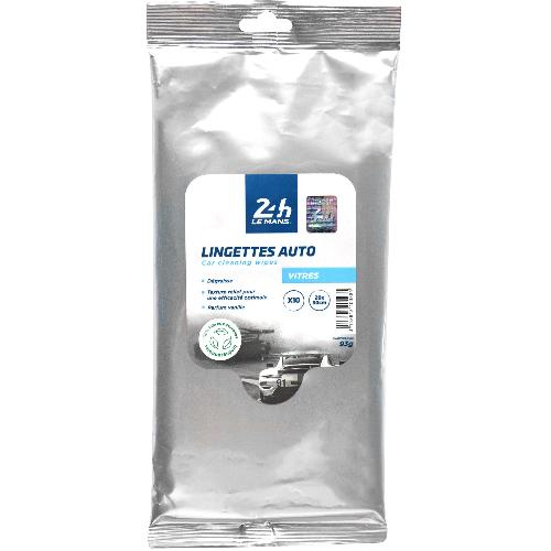 Lingette Auto Lingettes Nettoyant Vitres -x10- 24h Le Mans - 24h Le Mans