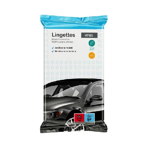 Lingette Auto Lingettes vitres senteur citron -x20- SD