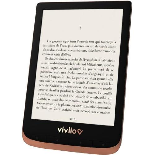 Livre Numerique - Liseuse - Ebook Liseuse numérique Vivlio Touch HD - Jaune - 6 - 16 Go - Pack d'ebooks de plus de 8 Ebooks OFFERT
