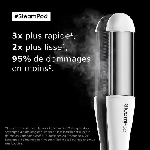 Lisseur - Pince - Fer A Lisser Lisseur L'oreal Pro Lisseur-boucleur Vapeur SteamPod 4