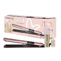 Lisseur - Pince - Fer A Lisser Coffret Premium - SAINT ALGUE Demeliss Gold Love - Lisseur 2 en 1 Lisse et Boucle - 2 Soins Protecteur et Sublimateur Inclus