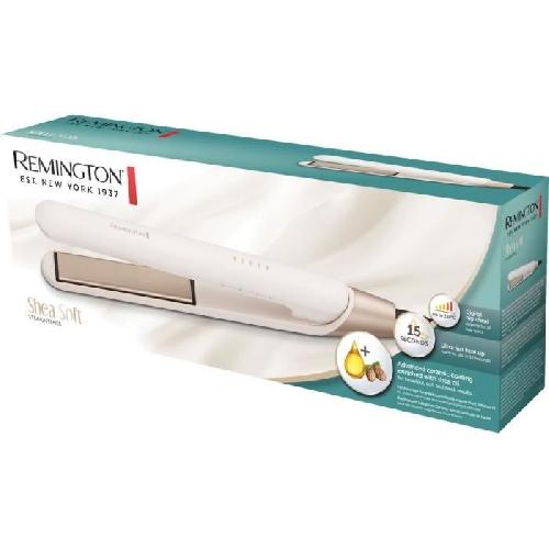 Lisseur - Pince - Fer A Lisser Lisseur REMINGTON S4740 Shea Soft ? 5 températures de 150 a 230° - revetement Advanced Ceramic enrichi a l'huile de karité