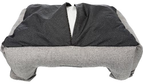 Corbeille - Panier - Coussin - Hamac Lit TRIXIE Talis angulaire - 90x60 cm - Gris