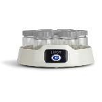 Yaourtiere - Fromagere LIVOO - Yaourtiere - DOP180G - 14 pots en verre avec couvercle a visser - Capacite par pot - 170ml