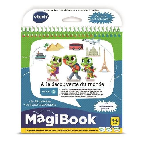 Livre Electronique Enfant - Livre Interactif Enfant Livre educatif interactif Magibook VTECH - A la Decouverte du Monde